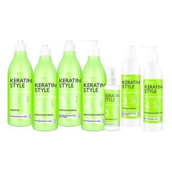 CHANTAL KERATIN STYLE ZESTAW 5+6 WYGŁADZANIE WŁ